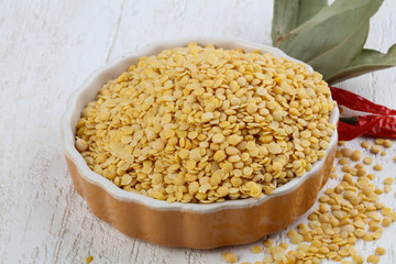 Yellow lentils