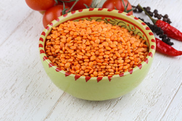 Red lentils