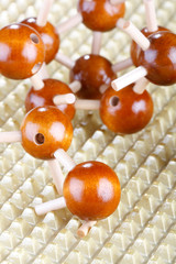 Wood molecular background