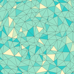 Mosaic. Abstract Background. Polygonal Vector Illustration. 
