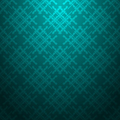 Cyan abstract striped textured geometric pattern