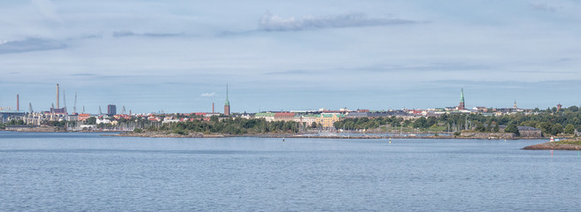 Helsinki seen from the sea