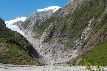 Obraz premium Franz Josef Glacier in Westland National Park, New Zealand