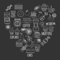 Images for confectionery or coffee shop