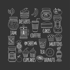 Images for confectionery or coffee shop