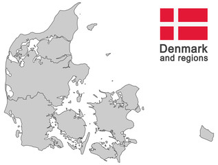 country Denmark and regions
