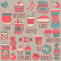 Images for confectionery or coffee shop