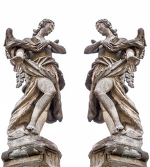 Fototapeta premium dirty angel statue