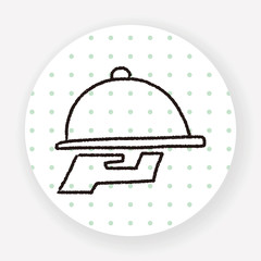 dinner doodle drawing