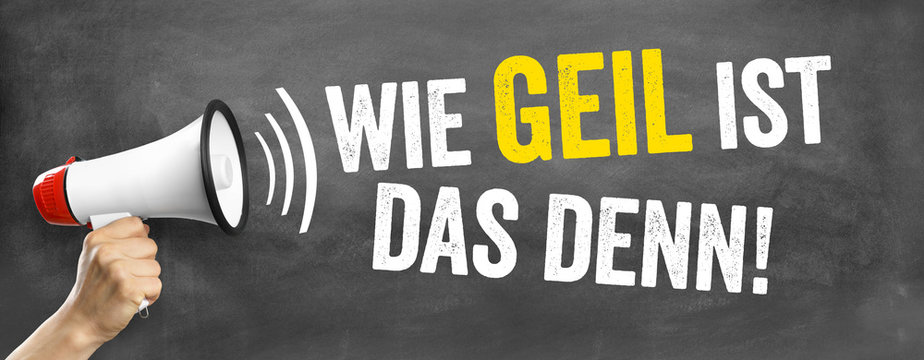 Wie geil ist das denn!
