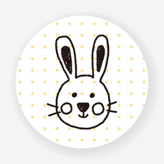 animal rabbit doodle drawing
