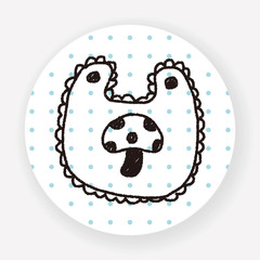 baby bib doodle drawing