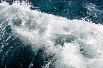 Fototapeta na wymiar Wave bubble in the sea