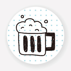 beer doodle drawing