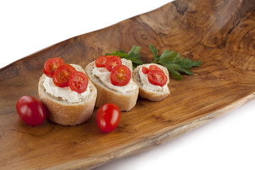 yummy bread with butter spread