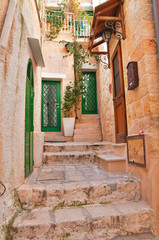 Alleyway. Polignano a mare. Puglia. Italy 