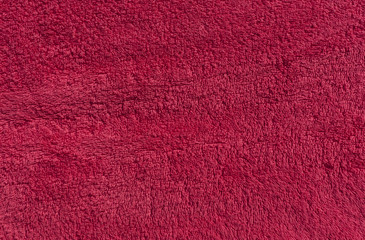 Fototapeta premium Red cotton bath towel background.