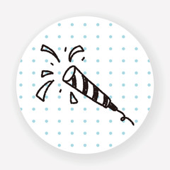 doodle Colored ribbon