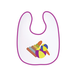 Bib for baby for your design