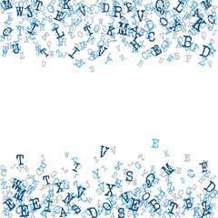 Scatterred Alphabet Background