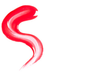 Beautiful red lip gloss.