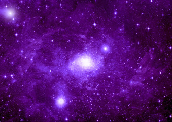 galaxy in a free space