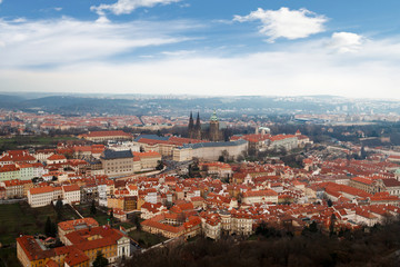 Fototapeta na wymiar Cityscape View of Prague