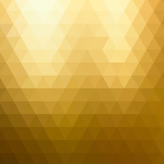 Golden triangle abstract background