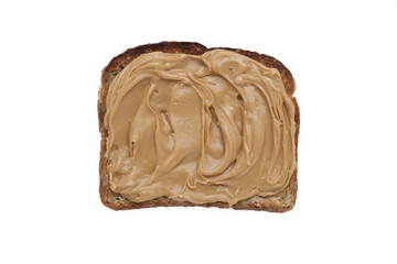 peanut butter on toast