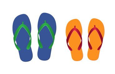 flip flops isolated