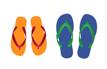 flip flops isolated