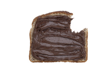 bitten chocolate sandwich