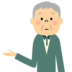 シニア おじいちゃん 説明