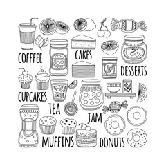 Images for confectionery or coffee shop