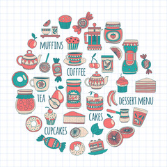 Images for confectionery or coffee shop