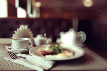 blurred background style Italian restaurant