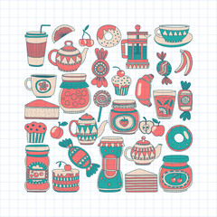 Images for confectionery or coffee shop