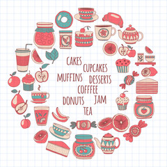 Images for confectionery or coffee shop