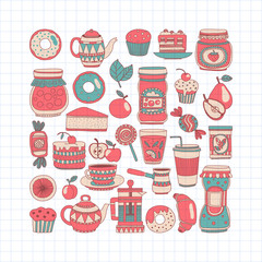 Images for confectionery or coffee shop