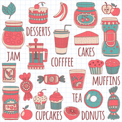 Images for confectionery or coffee shop