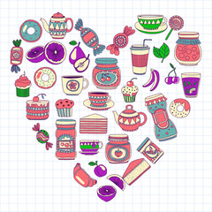Images for confectionery or coffee shop