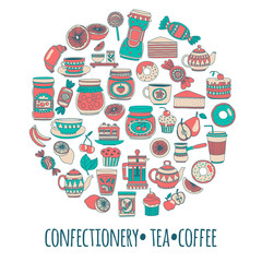 Images for confectionery or coffee shop