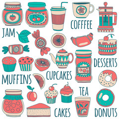 Images for confectionery or coffee shop