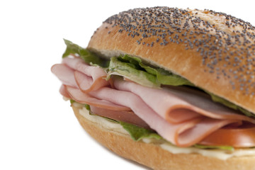 yummy ham sandwich