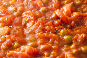 Vegetarian sauce with soya