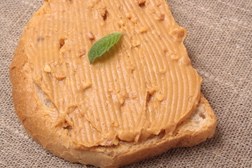 Peanut butter sandwiches or toasts