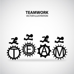 Obraz premium Teamwork Graphic Design