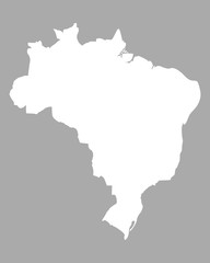 Karte von Brasilien