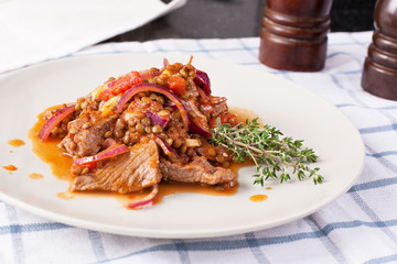 lentils and meats