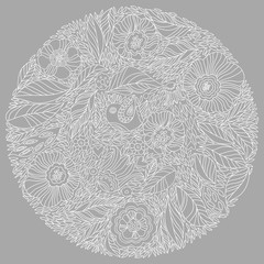 Greeting card with abstract background